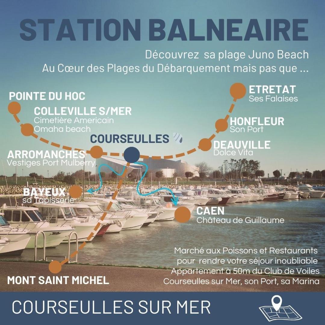 Entre Seulles & Mer Proche Port De Plaisance Courseulles-sur-Mer Buitenkant foto